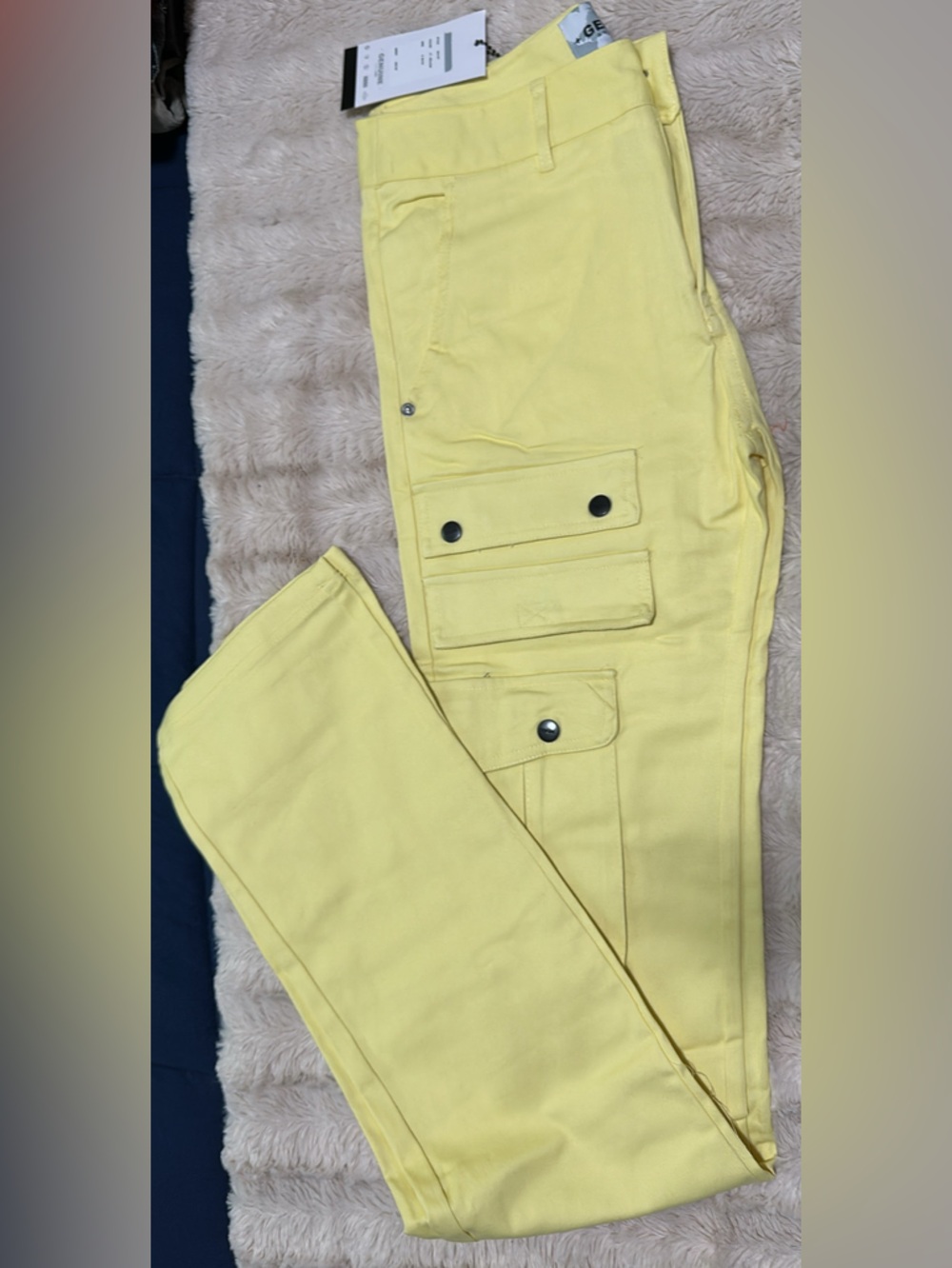 Genuine Merchandise Bright Yellow Men’s Cargo Pants